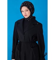 Belli Twill İpek Eşarp 4126D (A.Siyah)