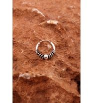Sarma Tasarım Gümüş 12 Mm Erkek Küpesi 6900