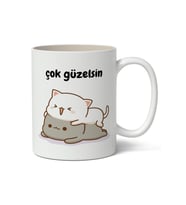 Çok Güzelsin Baskılı Kupa Bardak Baskılı Kahve Kupa Bardak