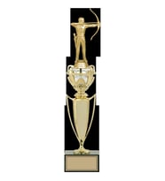 ODAK KUPA - Figürlü Kupalar - Okçu Figürlü Kupalar FG-044 A - 43 cm