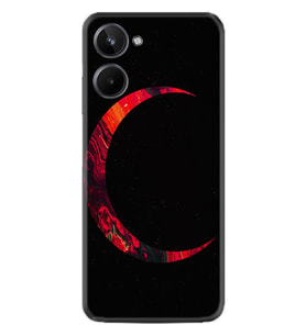 11 Pro Kılıf Silikon Desen Özel Seri Red Moons 1747