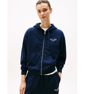 Tommy Hilfiger REG SCRIPT ZIP HOODIE Kadın Eşofman Üstü WW0WW44632C1G