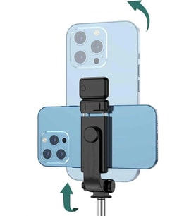 Tripod Selfie Çubuğu Bluetooth Kumandalı Kablosuz Led Işıklı