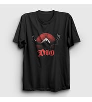 Presmono Unisex Siyah Concert Ronnie James Dio T-Shirt 142933tt