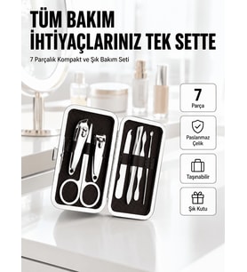 Seyahat İçin Uygun Çok Amaçlı Kişisel Bakım Seti