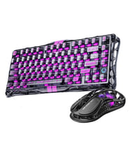 GravaStar Mercury V75 Lite Hall Effect, Rapid Trigger 8.000 Hz Kablolu Manyetik Klavye + M2 26.000 DPI RGB Kablosuz Mouse Oyuncu Seti, Siyah