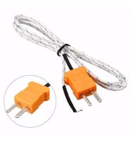 K-type TP-01 Thermocouple Sıcaklık Isı Sensörü 1 Metre Multimetre