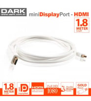 DARK DARK 1.8metre DK-CB-MDPXHDMIL180 Mini DisplayPort - HDMI Kablo
