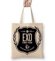 Exo Logo Bez Çanta Uzun Saplı