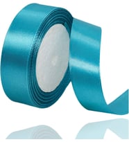 Benim Marifetlerim Turkuaz Saten Kurdele 4 cm 10 Metre