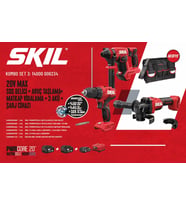 SKIL KOMBO SET 3 (20V MAX SDS + AVUÇ TASLAMA+ MATKAP VIDALAMA + 3 AKÜ + Sarj CIHAZI)