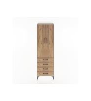 Hyperion Dolap 4 Raflı 4 Çekmeceli 2 Kapaklı 60x44x195 Aytaşı-Çam