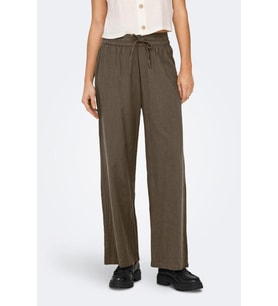 ONLTIZANA COTTON LOOSE PANTS WVN NOOS (Kahverengi)