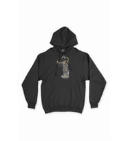 Sarhoş Astronot Siyah Sweatshirt Hoodie