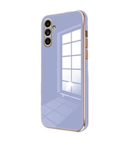 Samsung Galaxy A35 5g Kılıf Volet Silikon - Mavi