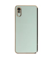 Xiaomi Redmi 9A Kılıf Volet Silikon - Açık Yeşil