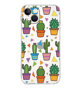 PrintiFy iPhone 13 Mini ile Uyumlu Water Color 4  Kamera Korumalı Şeffaf  Kılıf