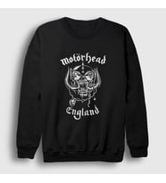 Presmono Unisex Siyah England Motörhead Sweatshirt 68523tt
