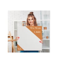 70x70 cm 1 Adet  Kare Boş Tuval Tablo