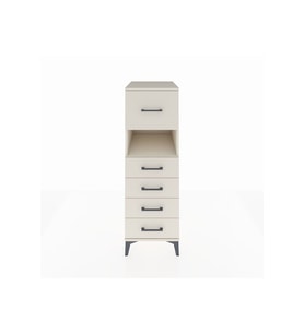Kronos Dolap Tek Raflı 5 Çekmeceli 44x59x134 Aytaşı-Aytaşı
