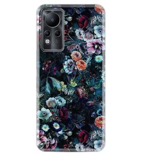 INFINIX Note 11 Pro Note 10 Hot 9 Play Kılıf Desemli Silikon Great Flowers 1304