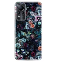 INFINIX Note 11 Pro Note 10 Hot 9 Play Kılıf Desemli Silikon Great Flowers 1304