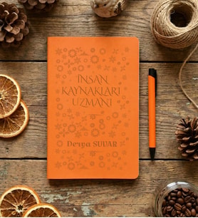 Kişiye Özel İnsan Kaynkları Defter  Hediyesi (Turuncu)