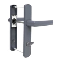 Aletçantam Pvc Banyo Wc Kapı Kolu Pimapen (Metal)- Antrasit Gri