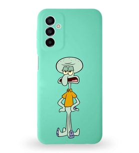 Samsung Galaxy M23 Uyumlu Lansman Kılıf Altı Kapalı İçi Kadife   Dokunaç Tasarımlı  Kapak (Şeffaf)