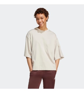 adidas JV9889 W ALL SZN SL T Kadın T-Shirt (Krem)