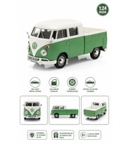 1:24 Volkswagen Type 2 (T1) Double Cab Pickup Diecast Metal Model Araba