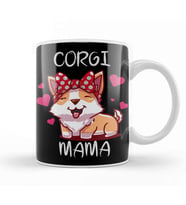 Corgi Mama Kupa Bardak Porselen