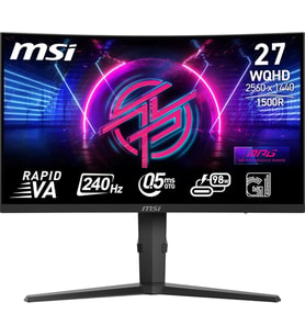 MSI MPG 275CQRXF 27" 0.5 ms 2K Curved 240 Hz Oyuncu Monitörü Teşhir