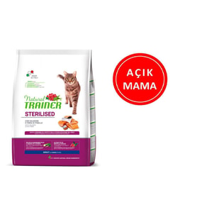 Natural Traıner Cat Sterılızed Salmon Kedi Mama 1 Kg AÇIK