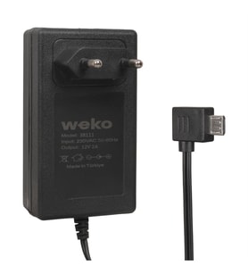 Weko WK-38111 Yerli Üretim 12 Volt - 2 Amper Micro Usb L Uçlu Priz Tipi Adaptör