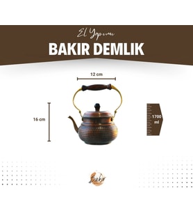 BAKIR DEMLİK İTALYAN MODEL OKSİTLİ RENK