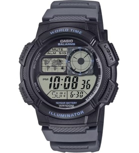 Casio AE-1000W-8AVDF Dijital Ekran 10 Atm Suya Dayanıklı Siyah Renk Erkek Kol Saati
