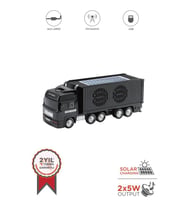 Torima D45 Siyah Tır Bluetooth Hoparlör FM-AUX-USB Destekli Güneş Enerjili Speaker