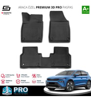 S-Dizayn Skoda Elroq 3D Pro Havuzlu Paspas 2024 Üzeri A+ Kalite