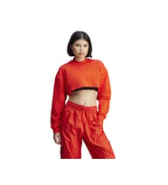 Adidas Asmc Cr Sw Sh Kadın Günlük Sweatshirts JJ2574 Kırmızı