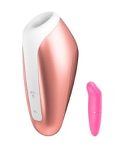 Satisfyer Love Breeze Klitoris Vibratörü+Mini Vibratör