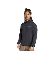 Adidas TERREX MT CW HZ T FL Erkek Outdoor Çeyrek Fermuarlı Polar Üst JM0143 Siyah