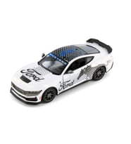 Kinsmart 1:36 Ölçek 2024 Ford Mustang Dark Horse Livery Edition Diecast Model Araç Beyaz