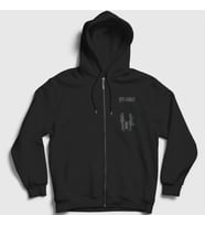 Presmono Unisex Siyah Poster V2 Anime Spy X Family Fermuarlı Kapüşonlu Sweatshirt 318638tt