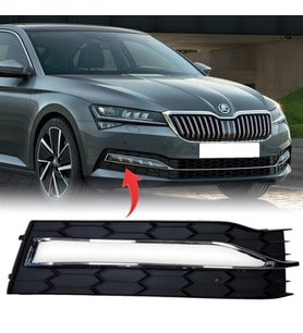 Skoda Superb Sağ Sis Kapağı Sisli Kromlu 2020-2023 3V0853666B