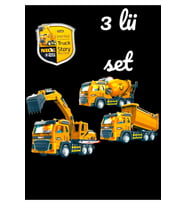 İnşaat Araçları Işıklı Sesli Tır Seti 3 'Lü Oyuncak