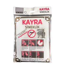 KAYRA Sineklik Büyük Pvc 130x150 Cm Yapıştırmalı Hazır Sineklik