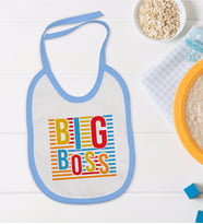BK Kids Mavi Bebek Mama Önlüğü - Model 110