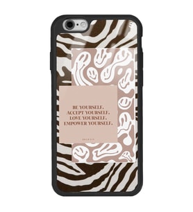 iPhone 6 Plus Emoji Zebra Tasarımlı Glossy Telefon Kılıfı