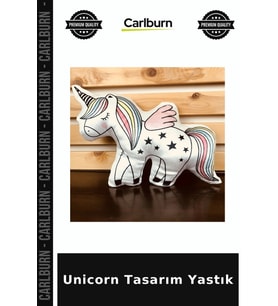 Unicorn Tasarım Yastık Doğum Günü Odak Noktası Sevilenlere Hediye
